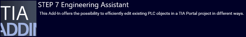 STEP7EngineeringAssistant