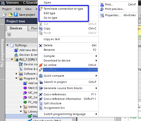 EditATypeFromProject